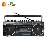 portable retro stereo vintage cassette radio player recorder with usb memory card port PX-149U