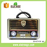 Newest Small Size Wooden Radio With Bluetooth and USB/SD CARD Play Mode AM/FM/SW RadioM-U113