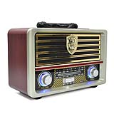 Newest Small Size Wooden Radio With Bluetooth and USB/SD CARD Play Mode AM/FM/SW RadioM-U113