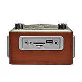 M-U78Kemai wooden radio portatil x-bass am radio am fm usb with led light