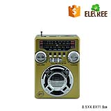 Waxiba outdoor small radio XB-332URT am/fm/sw 3 band radio with built in rechargeable battery 