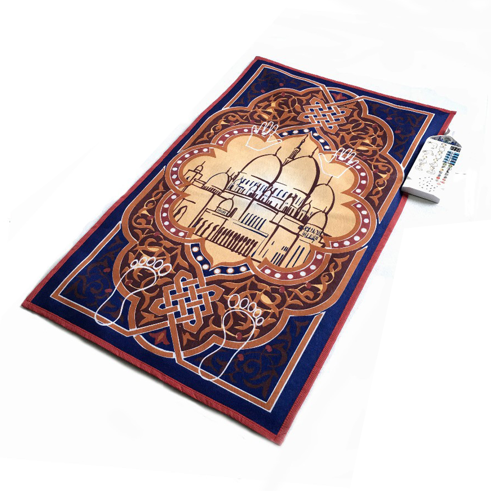 Eletree beautiful design stock Muslim interactive Mini E sejadah mosque children's education Prayer Mat Carpet