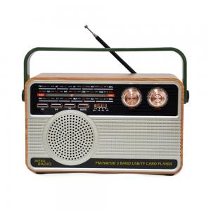 Portable vintage emergency broadcasting equipment usb sd card reader speaker other transmitter 3 way am fm sw radio 506