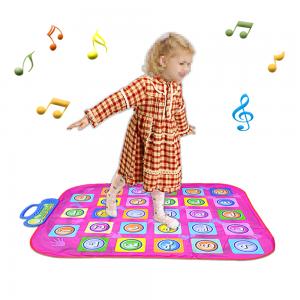 Custom logo non-slip soft foam 32 bit portable step ballet wires panel mats light up HD toddlers disco dance pad #ELB-MA3// 