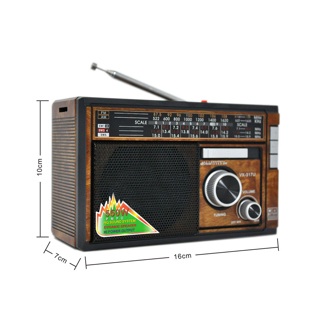 VX-317Upolice radioradio retrokenwood radio