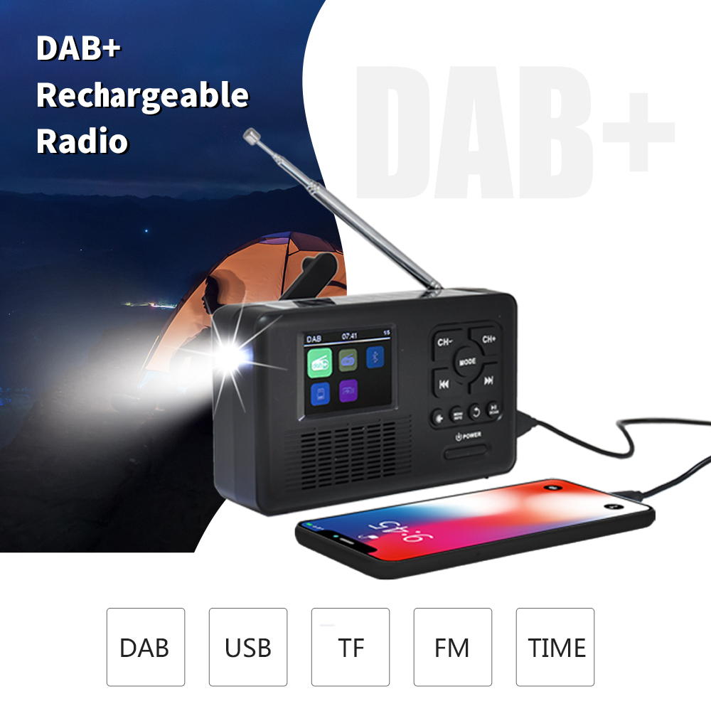 ELR-008HSLportable radio usbdab radio