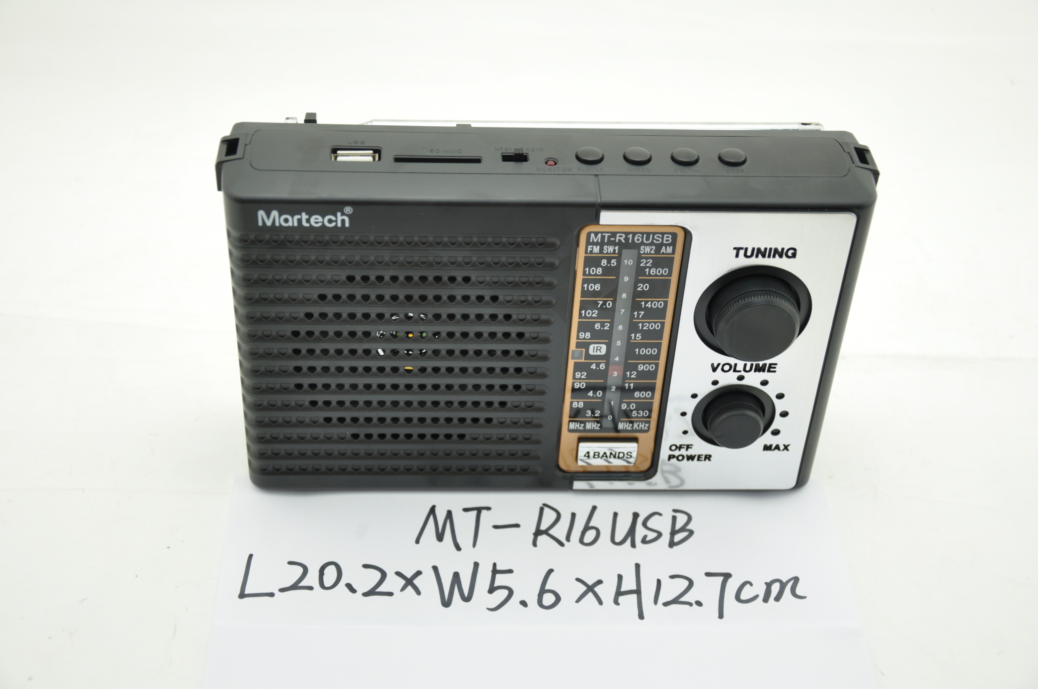 MT-R16USBradio with usb fm am sw radio