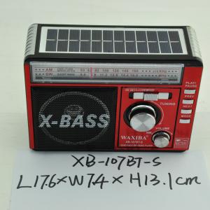 XB-107BT-S solar radio bluetooth radio fm am sw radio