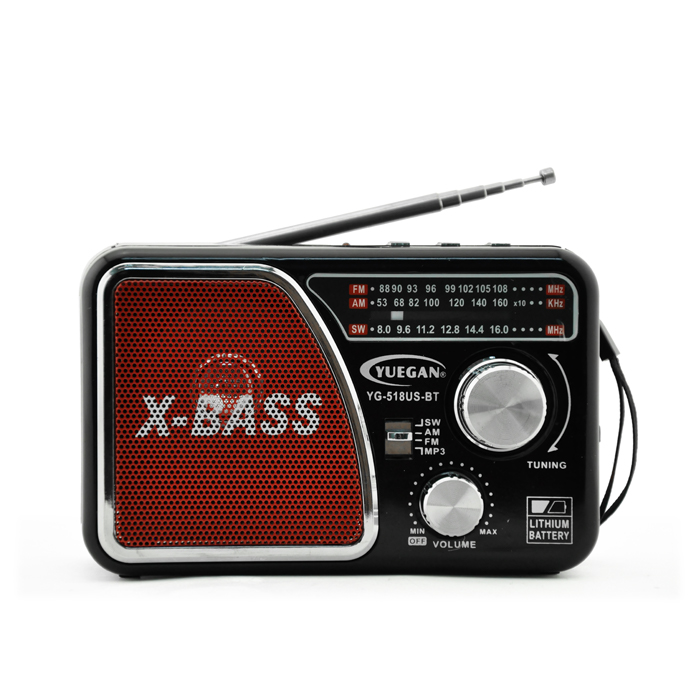 YG-518US-BTblue tooth radio portable radio fm am sw radio