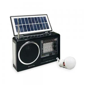 Portable Rechargeable Flashlight USB Am Fm Sw1-6 8 Bands Bluetooth Solar Radio With Solar Panel