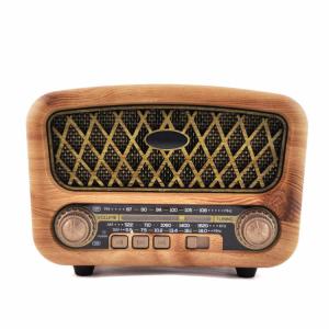 MEIER WOODEN RADIO WITH USB/SD PLAYER M-2011BT